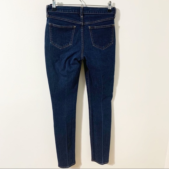 Old Navy The Sweetheart Skinny Denim Jeans Dark Indigo Wash Regular Fit Size 2 - Picture 3 of 9